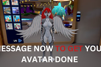 create custom vrchat avatar 3d model nsfw from scratch