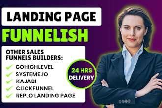 design funnelish landing page funnelish design funnelish clone funnelish website