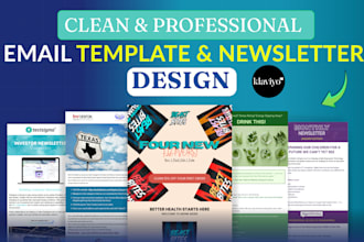 custom design for klaviyo and mailchimp klaviyo email flow