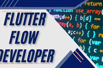 mobile app design and development using flutter or flutterflow ios and android