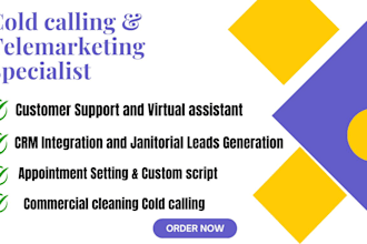 do cold calls, janitorial cold calling, generate janitorial leads cold calling