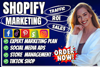 boost shopify dropshipping marketing sales, tiktok shop ads, ecommerce marketing