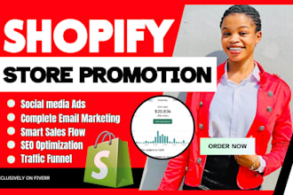 boost shopify etsy ebay sales promotion ecommerce marketing traffic ads SEO