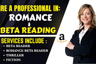 be your romance beta reader historical fantasy sci fiction horror thriller novel