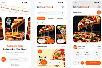 develop food delivery app, restaurant website, multi vendor food ordering app