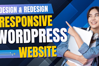 redesign, rebuild, fix, clone, revamp, edit, build wordpress ecommerce website