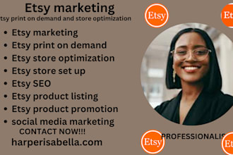 etsy marketing etsy pod etsy store optimization etsy store set up eva
