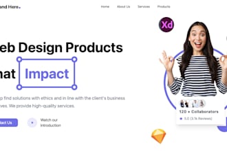 create a high converting landing page for product or service