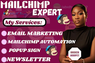 setup create design mailchimp automation email marketing and mailchimp campaign