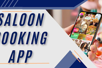 develop saloon booking app or website for your business