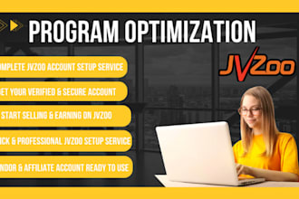 create and setup your jvzoo account professionally