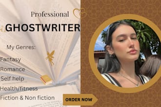 be your ebook writer, fiction ghostwriter, self help ebook, romance ghostwriter