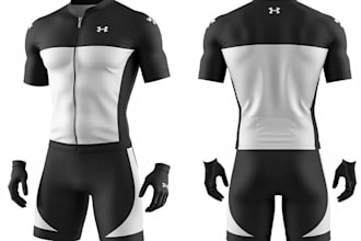 make high quality 3d clo cycling big short 3d garment clothing and animations