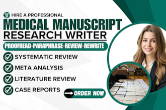 do medical manuscript writing, systematic review, medical journal, meta analysis