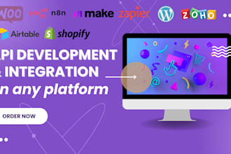 integrate and automate on n8n make zapier airtable woocommerce zoho wordpress