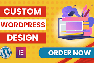create responsive wordpress website design and custom wordpress development