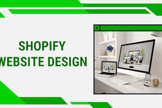 design a professional shopify store or business website