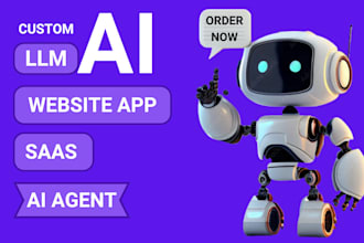 do ai saas ai website ai app developer ai agent ai chatbot custom ai llm