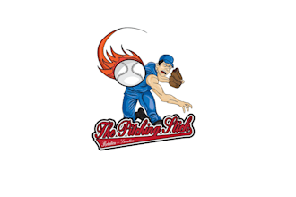 design awesome pitching stick logo