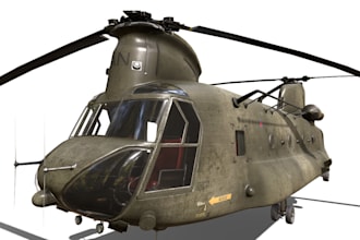 create aircraft model armored military tank spaceship hard surface 3d printing