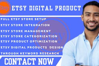 do etsy shop setup etsy digital product design setup etsy product seo listing