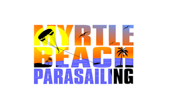 design traditional myrtle beach parasailing logo