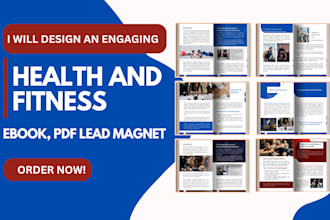 design health fitness ebook, pdf lead magnet, workout plan medical fitness ebook