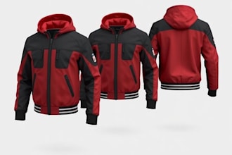 design 3d tracksuit mockup 3d jacket streetwear hoodies and sweatshirts clothing