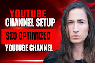 setup youtube channel social media seo optimized business page video google ads