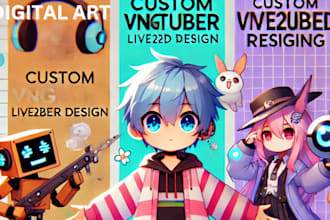 draw concept art, digital illustration, pngtuber, digital painting, chibi art