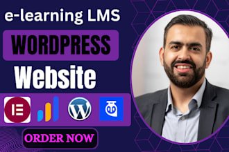 wordpress lms website, elearning seite oder online kurs mit learndash erstellen