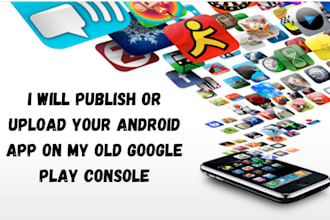 upload your app or game to my old google play console