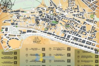 design illustrations goggle map cartography event map battle map city map