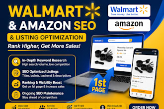 do walmart listing SEO 1st page top10 position maintenance
