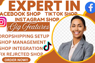 fix rejected tiktok shop products listing fb shop ig shop shopify marketing