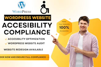 do wordpress site accessibility optimization for ada compliance, wcag compliance