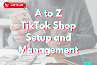 setup manage tiktok shop drop shipping tiktok ads tiktok listing