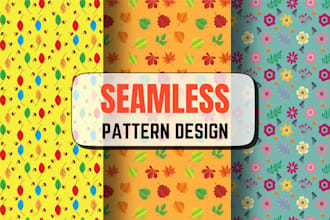 design seamless repeat patterns for textiles