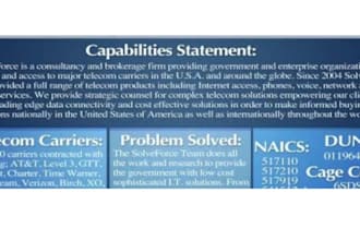design your federal government capability statement in 12hrs