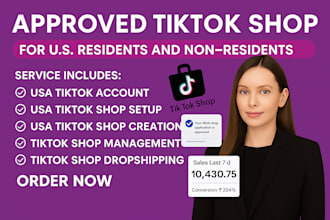 setup tiktok shop USA tiktok shop tik tok shop setup tiktok shop for non USA