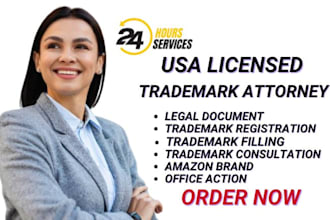 be your US trademark attorney for your trademark filing and trademark search