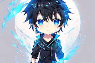 do any anime, games or original characters art for you
