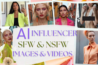 create realistic ai influencer model for ai onlyfans fanvue ai image ai video