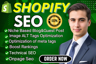 do advance shopify seo optimization website on page se, keyword ranking