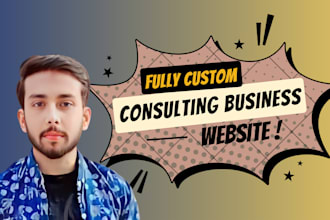build a professional website for your consulting business