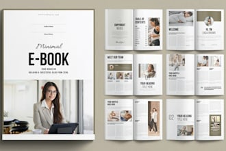 create ebook templates, design etsy digital products planner and etsy store