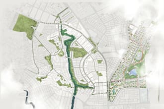 draw urban mapping and site analysis for your project