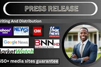do press release distribution on top media outlets, yahoo finance