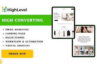 build gohighlevel sales funnel go high level landing page ghl website expert