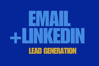 setup email and linkedin outreach for lead generation